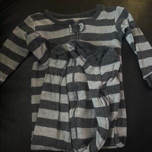 Striped Gray Kids Shirt